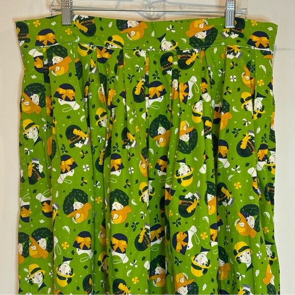 Banned Apparel Dancing Days Green 20s Flapper Ladies Full Retro Skirt 2XL - Picture 3 of 10